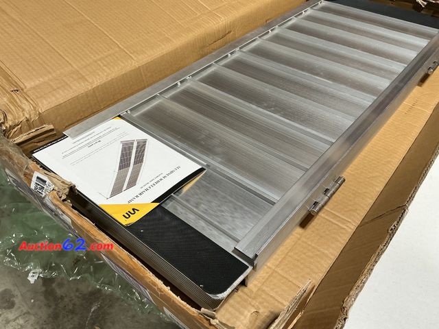 Lot 44-247a - $115.99 Retail price - VNN Portable Wheelchair Ramp 3FT, Non-Slip Aluminum Ramps for Wheelchairs for Home, Handicap Wheelchair Ramps for Hom...
