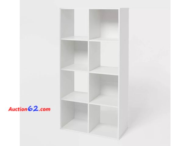 Lot 44-1539w - 8-Cube Book Shelf White - Brightroom™ Appears New, A basic inspection has been given to this item. Sold AS-IS. See All Photo's Not Tested