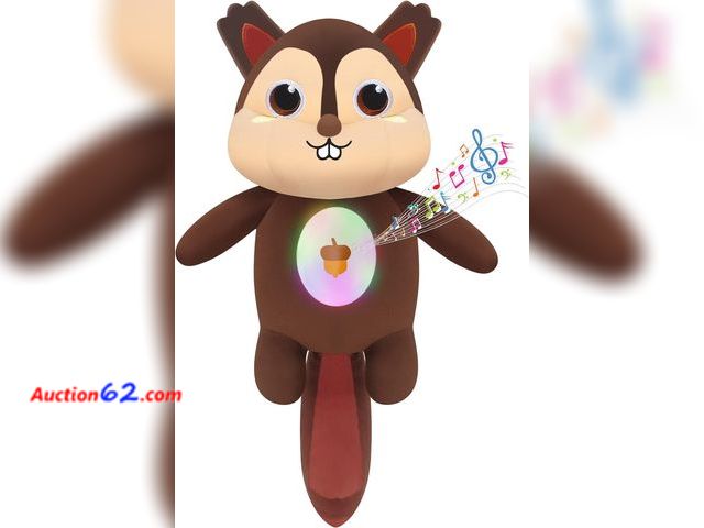 Lot 44-3133b - WAYANA Baby Sleep Soother, which is a plush toy designed to help babies sleep. It is shaped like a squirrel, resembling Chip from Chip 'n' D...