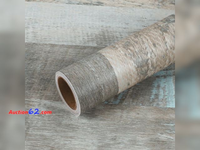 Lot 44-5123b - VEELIKE Light Blue Weathered Wood Plank Wallpaper. 32" x 354". 1. Appears New, A basic inspection has been given to this item. Sold AS-IS. 1...