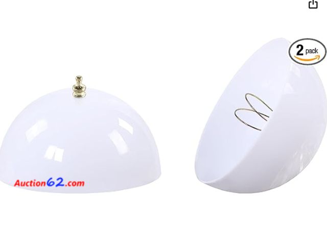 Lot 44-4021o - Aspen Creative Corporation Light Fixture Parts - White See All Photo's Not Tested Appears New, A basic inspection has been given to this ite...