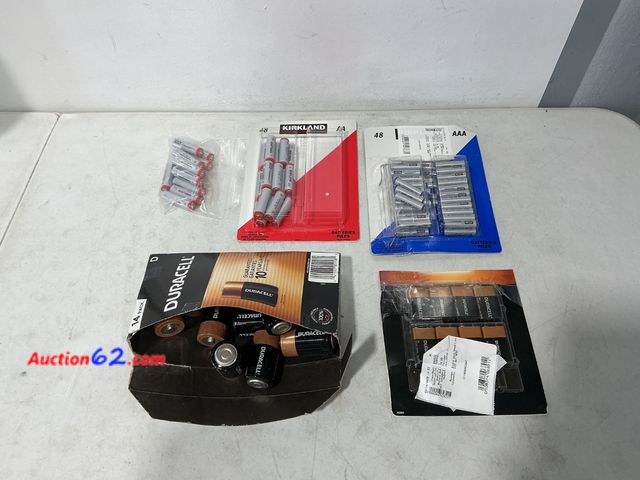 Lot 44-573j - Duracell &amp; Kirkland Batteries Lot See All Photo's Not Tested E-Commerce Return, A basic inspection has been given to this item. Sold AS-...