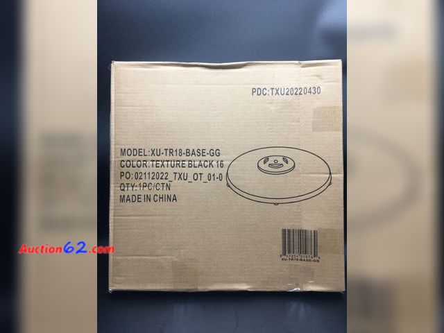Lot 44-4073p - 18" Round Restaurant Table Base XU-TR18-BASE-GG - Black Appears New, A basic inspection has been given to this item. Sold AS-IS.
