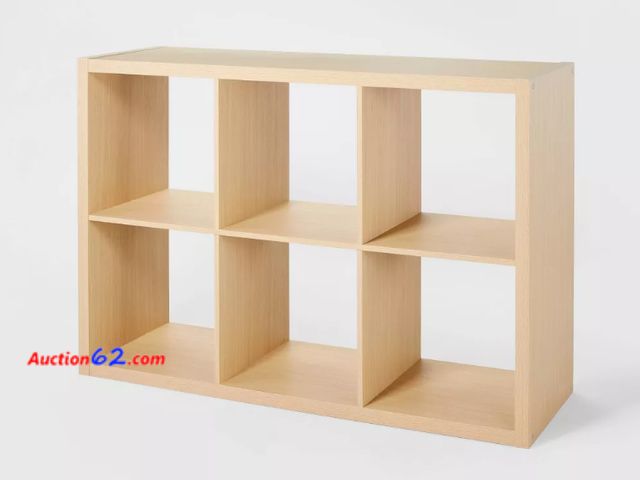 Lot 44-1604w - brightroom 6-Cube Shelf - 13" Storage Collection, Natural Finish See All Photo's Not Tested Appears New, A basic inspection has been given t...