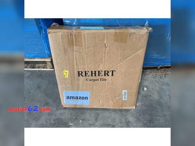 Lot 44-268 - $99 Retail price - Rehert Carpet Tile 20x20 Inch 64 Sq Ft Appears New, A basic inspection has been given to this item. Sold AS-IS.