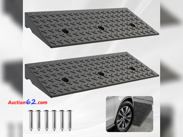 Auction62.com - Lot 44-232p - Heavy Rubber Curb Ramps, 2