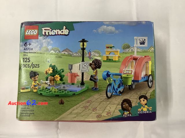 Lot 44-7512k - Lego friends 41738 125 pieces age 6+. New. BOX IS DAMAGED. 5. Not Tested 13. Never opened, Factory Sealed