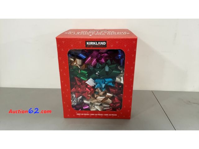 Lot 44-1660j - Kirkland Signature 50 Gift Bows Not Tested See All Photo's Appears New, A basic inspection has been given to this item. Sold AS-IS.