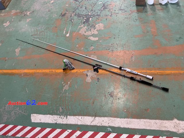 Lot 44-574p - Lot of (2) Fishing Poles- Broken- For Parts/ Repair E-Commerce Return, A basic inspection has been given to this item. Sold AS-IS. See All P...