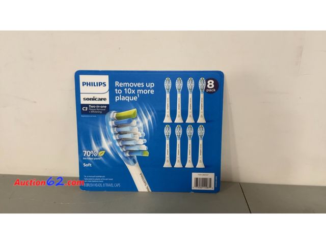 Lot 44-1719j - Philips Sonicare C3 Two-in-one Brush Heads 8-pack Not Tested See All Photo's Appears New, A basic inspection has been given to this item. So...