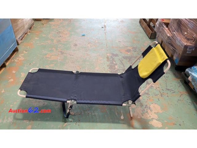 Lot 44-1761w - Room Essentials Folding Beach Lounge Chair Not Tested See All Photo's E-Commerce Return, A basic inspection has been given to this item. Sol...