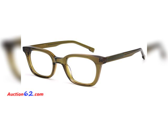 Lot 44-2600f - Dollger Square Blue Light Blocking Glasses For Woman Men Thick Frame Round Non-Prescription, pertain Work，Computer bluelight eyeglasses gree...