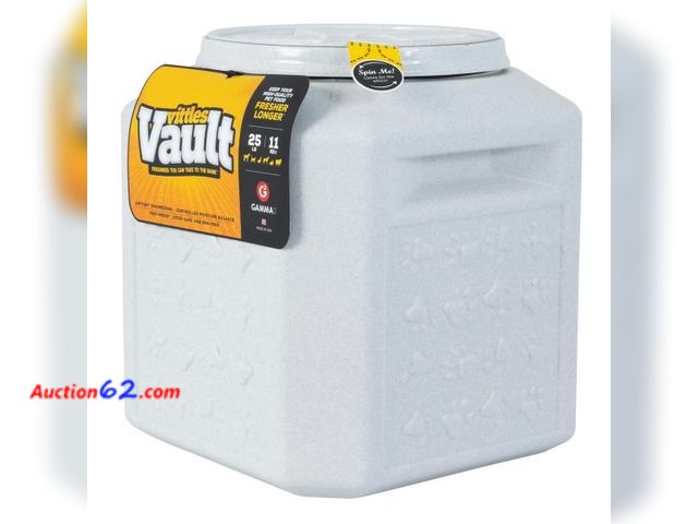 Lot 44-244b - Gamma2 Vittles Vault Pet Food Storage Container - Sealed Dog and Cat Food Storage Container, Fits up to 25lbs, Made in the USA - [12"L x 13....