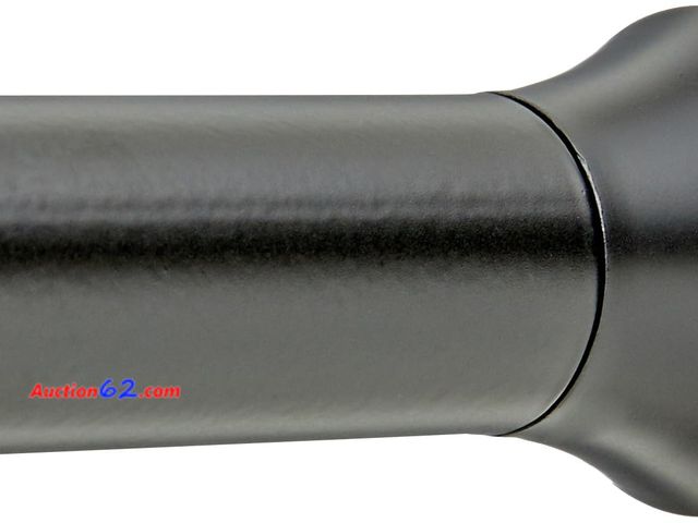 Lot 44-1161j - Amazon Basics Adjustable Sturdy Spring Tension Curtain Rod, No Drilling/No Holes, 36-54", Black, Classic Finial Not Tested Appears New, A ba...