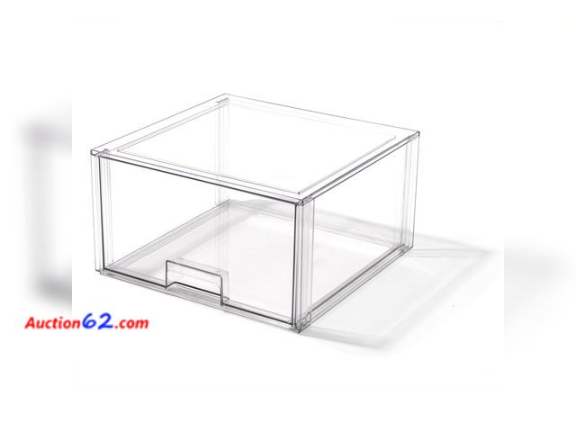 Lot 44-1970i - BINO | Stackable Storage Drawers, Tall X-Large - Clear | THE CRATE COLLECTION | Storage Bins With Drawers | Bathroom Organizers | Under Sink...