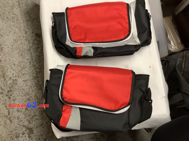 Lot 44-6085e - Set of 2 6 pack wave Cooler Bags, approximately 17in x 13in x 22in Appears New, A basic inspection has been given to this item. Sold AS-IS. ...