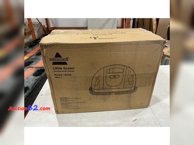 Lot 44-1142i - $120 Retail price - Bissell Little Green Portable Deep Cleaner - 1400B Not Tested Appears New, A basic inspection has been given to this ite...