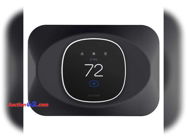 Lot 44-735 - BAOKZZOM Wall Plate for Ecobee Smart Thermostat Essential (1, Black) See All Photo's Not Tested Appears New, A basic inspection has been giv...