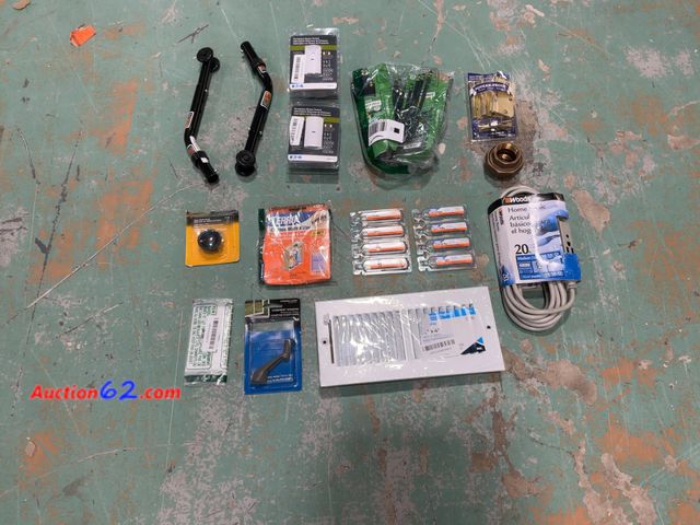 Lot 44-916p - Mixed Brands Assorted Home Improvement &amp; Electronic Components Lot - Hardware, Electrical, Ventilation, New Open-Package, undefined E-Co...
