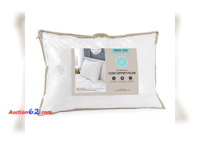 Lot 44-1559m - Martha Stewart Gel-Alternative Medium Cloud Support Pillow, One Size, White See All Photo's Not Tested Appears New, A basic inspection has b...