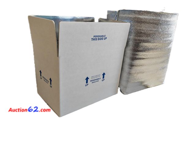 Lot 44-979e - 4pcs 15x10x11'' Double insulated courier box Not Tested See All Photo's Appears New, A basic inspection has been given to this item. Sold AS...