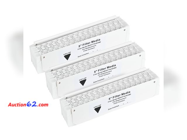 Lot 44-1103o - $89.89 Retail price - 3 Pcs Upgrade BAYFTAHEXM2 MERV 13 Expandable Air Replacement Filter, Compatible with Trane Gen5 Media Expandable, Comp...