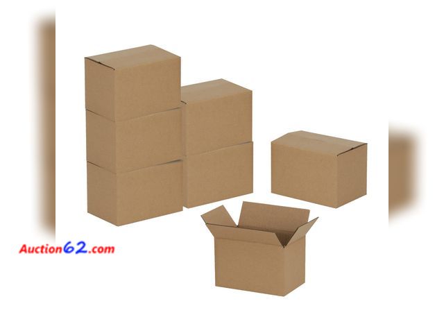 Lot 44-1694e - GHEIR 6x4x4 inches Shipping Boxes 50 Pack, Kraft Corrugated Small Cardboard Boxes for Mailing Packing, Brown Not Tested See All Photo's E-Co...