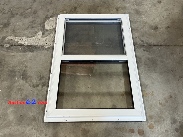 Lot 44-217m - $159.99 Retail price - NOTASA Vinyl Single Hung Sliding Window 24" x 36" White See All Photo's E-Commerce Return, A basic inspection has bee...