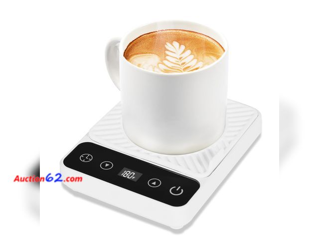 Lot 44-1121j - Mug Warmer - Electric Coffee Mug Warmer with Timer,Coffee Cup Warmer for Desk Auto Shut Off,Smart 6-Temperature Control, Coffee Accessories ...