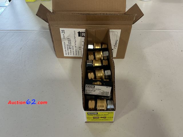 Lot 44-645b - Lot of (12) Total Retail $197- 3/8 in. Male Quick-Connect x Female NPT Kit for Pressure Washer 1. Appears New, A basic inspection has been g...