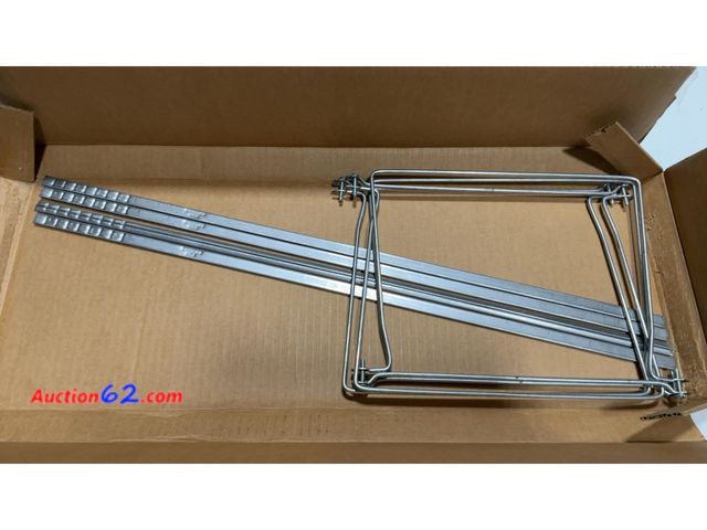 Lot 44-142a - Smead Frames, Hanging File, Heavy Duty Steel Letter Size, Adjustable 23"-27" Rails, 2-Pack Gray, Converts Drawers to Hanging Folder Storage,...