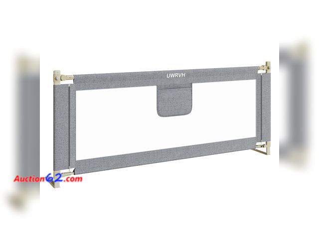 Lot 44-2900e - UWRVH Bed Rails for Toddlers，Toddler Bed Rails，Bed Rail for Baby - Adjustable Height Bed Guard with Child Safety Lock, Universal Fit for Kin...