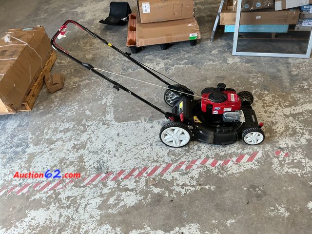 Lot 44-1147p - Black Max 21-inch Gas Powered Walk-Behind Lawn Mower with 150cc EXi625 Briggs and Stratton Engine- Throttle Not Connected  E-Commerce Return...