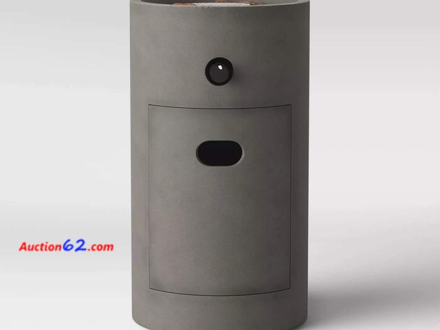 Lot 44-1552p - $70 Retail value- Pipestone 17" LP Fire Column (Gray) Appears New, A basic inspection has been given to this item. Sold AS-IS. See All Photo...