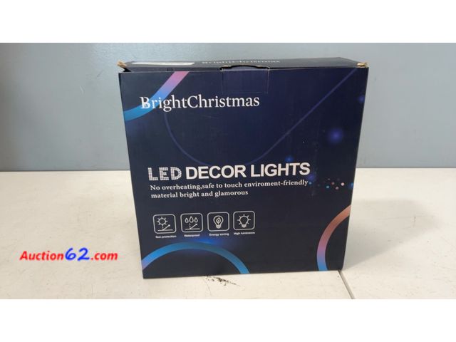 Lot 44-2620f - BrightChristmas LED Decor Lights on Spool Appears New, A basic inspection has been given to this item. Sold AS-IS. Not Tested See All Photo'...