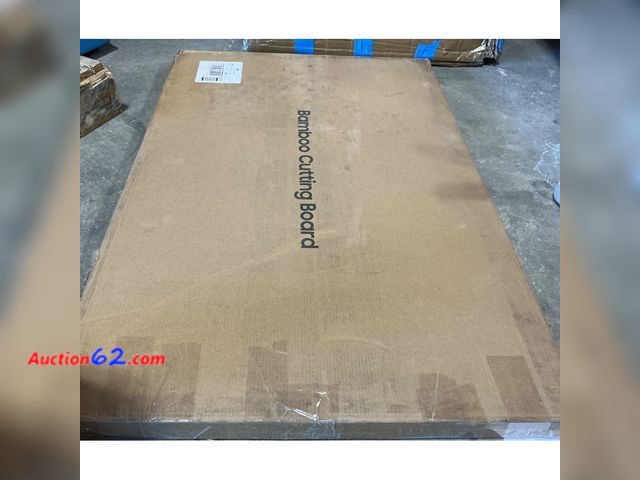 Lot 44-221 - Aisum Bamboo Cutting Board 36x24x1 Inch Appears New, A basic inspection has been given to this item. Sold AS-IS.