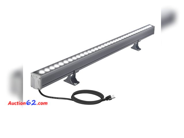 Lot 44-4018a - $89.99 Retail price - Yotivki 36W LED Wall Washer Lights, 6000K Daylight White Linear Flood Light, 3.2ft/40 120V LED Light Bar, IP65 Waterpr...