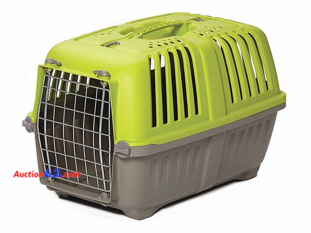 Lot 44-5579m - MidWest Spree Travel Carrier, 24-Inch, Small Pet Crate, Green Appears New, A basic inspection has been given to this item. Sold AS-IS. See A...