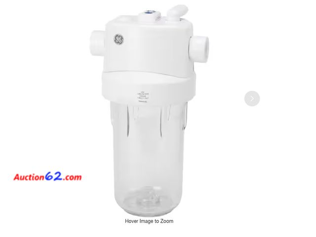 Lot 44-1541 - $120 Retail price - GE Appliances Whole House Water Filtration System GXWH40L, Clear Sump, Reduces Chlorine Appears New, A basic inspection ...