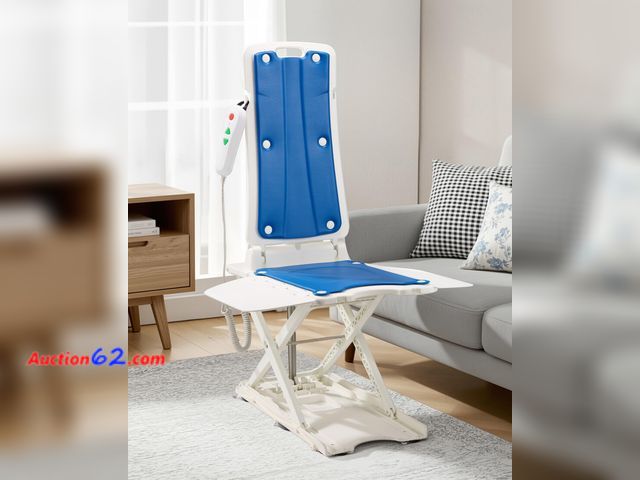 Lot 44-551e - $299 Retail price - Juswell Upgraded 2026 Model Chair Lifts for Elderly, Lightweight Electric Floor Lift for Elderly Falls, IPX8 Waterproof ...