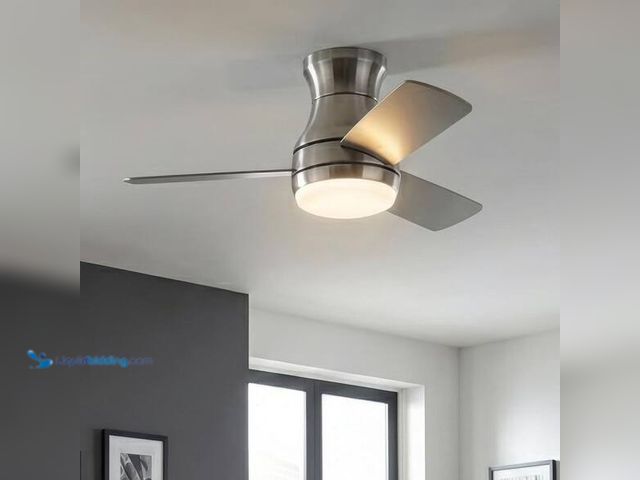 Lot 49-3565012 - Hampton Bay
Aldwin 30 in. Brushed Nickel Flush Mount Standard Ceiling Fan with White Adjustable LED...