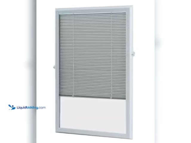 Lot 49-2022898 - ODL White Cordless Add-On Blinds for Raised Frame Doorglass 21-3/4 in. Width x 37-3/4 in. Height, Mo...