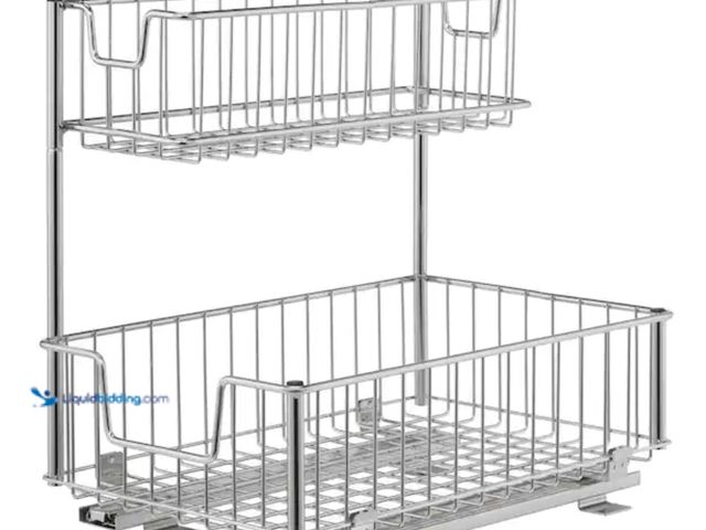 Lot 49-2000329 - TRINITY Sliding Undersink Organizer, Designed to fit with cabinets 13 in. or wider, Model # TBFC-220...