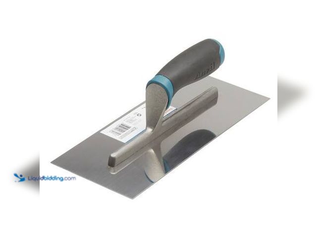 Lot 49-5520519 - 4.5 in. x 11 in. Stainless Steel Soft Grip Trowel with Curved Blade. Model # STC11-HD. NEW
