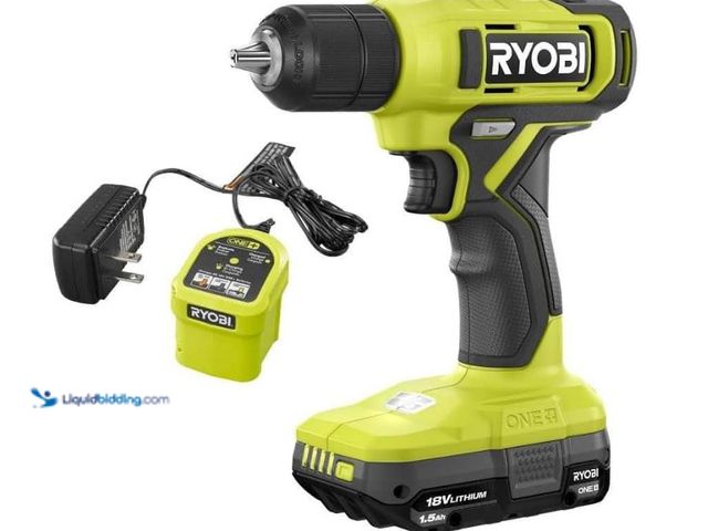 Lot 49-5551398 - ONEAND 18V Cordless 3/8 in. Drill/Driver KIT with 1.5 AH Battery and Charger, Unused with no battery...