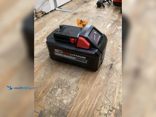 Lot 49-5436927 - Milwaukee M18 18-Volt Lithium-Ion High Output Battery Pack 6.0Ah. Model # 48-11-1865. Unused