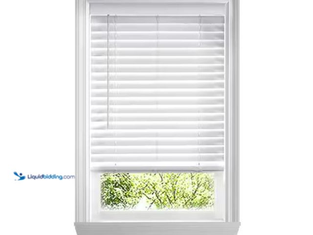 Lot 49-1624424 - Lot of (2) Home Decorators Collection White Cordless Faux Wood Blinds for Windows with 2 in. Slats -...