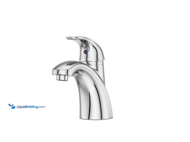 Lot 49-2000703 - Pfister Parisa 4 in. Centerset Single-Handle Bathroom Faucet in Polished Chrome, Model # LF-042-PRCC...