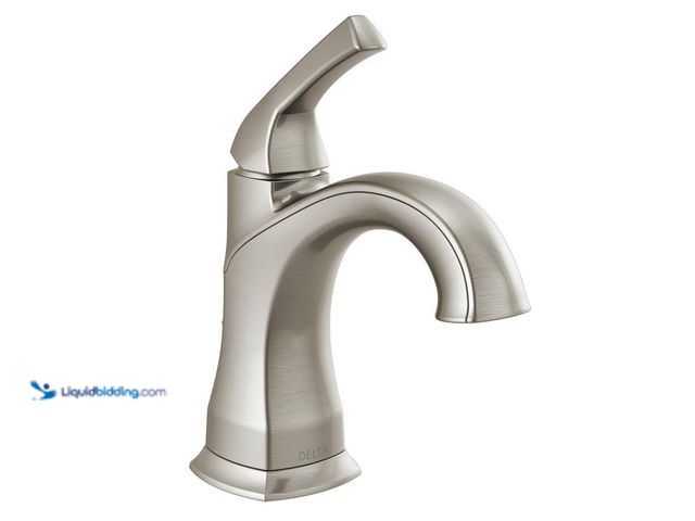 Lot 49-3512415 - Delta
Portwood Single Hole Single-Handle Bathroom Faucet in SpotShield Brushed Nickel (New)