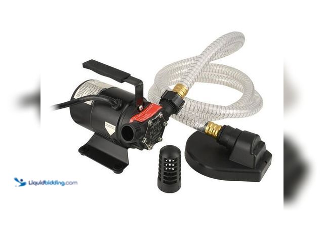 Lot 49-5452452 - Everbilt
1/10 HP Non-Submersible Self-Priming Transfer Pump. SKU # 1004181634 Item is used.